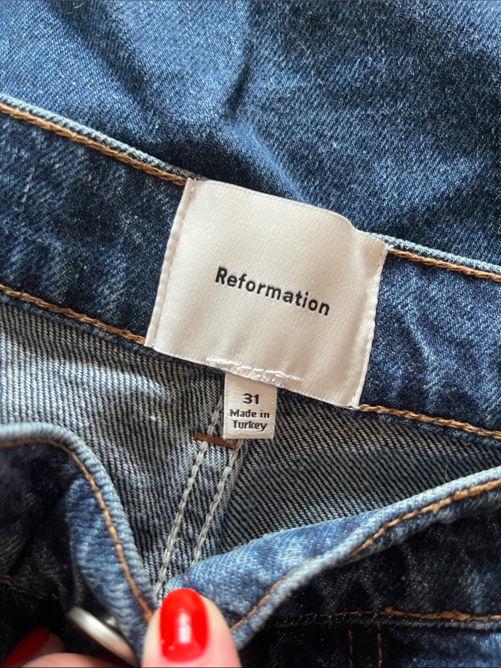 Reformation Cary Low Rise Studded Jeans - Picture 4 of 4